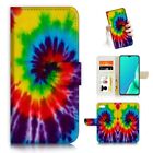( For iPhone 6 / 6S ) Wallet Flip Case Cover PB24059 Tie Dye
