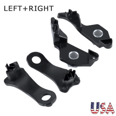 Retenedor de soporte de faros 4 piezas izquierda+derecha para BMW E60 E61 528i 530i 535i 545i 2003-10 Foto 1 de 4