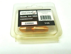 ANCHOR 100-220064 NOZZLE 100 AMP UNSHIELDED (5-PACK) MVF36NW - Picture 1 of 2