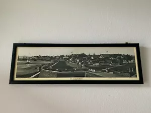1890er Jahre Panoramafoto des heiligen Augustinus FL aus Fort Marion gerahmt - Bild 1 von 3