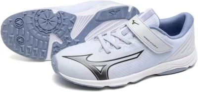 Mizuno Speed ​​Stud 4 Lightweight School Sports Shoes White Kids Boys Run First - Image 1 of 4