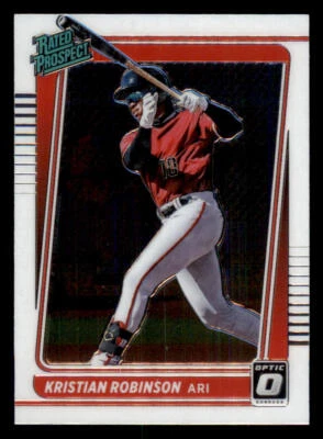 2021 Donruss Optic Rated Prospects #8 Kristian Robinson - Image 1 of 2