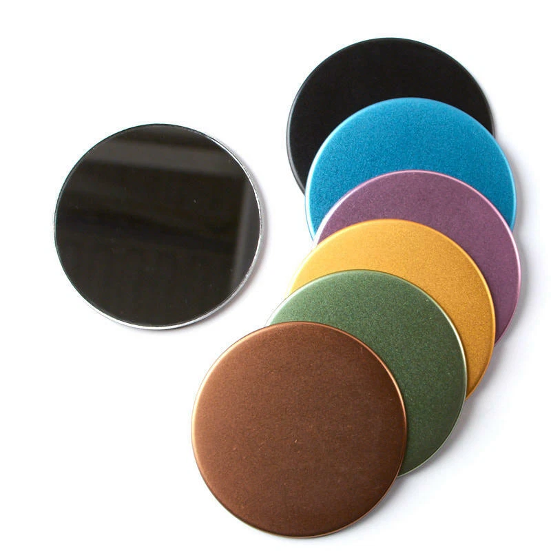 Package of 24 Assorted Colored 2-3/8" Round Glass Mirrors - Image 1 of 1