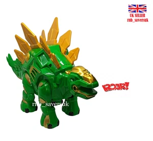 Wandern Stegosaurus Dinosaurier Spielzeug 27 cm lang blinkende rote Augen Simulationssound - Bild 1 von 5