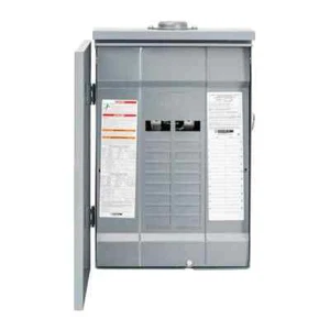 Square D 125 Amp 20 Space 40 Circuit Outdoor Main Lug Neutral Load Center Panel - Picture 1 of 9