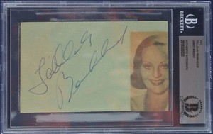 Beckett Authentic Autograph - Tallulah Bankhead/Jimmy Wright Dual Auto