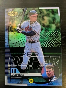 1999 Upper Deck Ionix | CHIPPER JONES | Hyper Insert #H7 | Braves | - Picture 1 of 2
