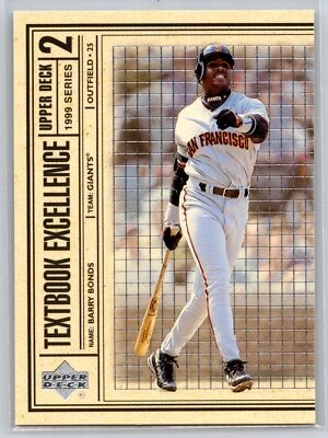 1999 Upper Deck #T25 Barry Bonds Textbook Excellence 10a - Image 1 of 2