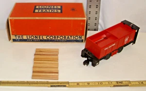 LIONEL NO. 555 TIE-JECTOR CAR O SCALE POSTWAR BOXED - Picture 1 of 5
