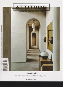 ATTITUDE INTERIOR DESIGN MAGAZINE #85 JAN/FEB 2019, HANDCRAFT. - Imagen 1 de 1
