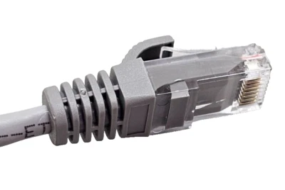 100ft Cat5e Snagless Unshielded (UTP) Ethernet Network Patch Cable - Gray RJ45 - Image 1 of 4