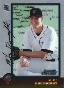 1998 Bowman Chrome International #186 Mike Drumright TIGERS  R48410