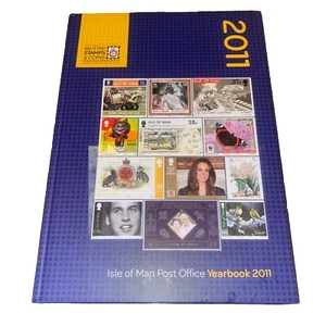 Isle of Man Post Office Yearbook 2011 Hardcover Blue Empty Unused 863 Of 1000 - Picture 1 of 24