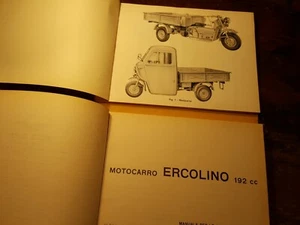 MOTO GUZZI Motocarro ERCOLINO 192 cc - Manuale per le operazioni di smontaggio, - Foto 1 di 10