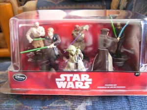Disney Star Wars Figurine Set 6 Characters in Plastic - Picture 1 of 3