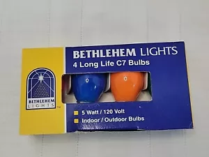 Roman, Inc. Bethlehem C7 Lights Multi Colored 4 Pack 5 Watt 120 Volt Indoor... - Picture 1 of 4