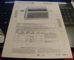 RECEPTOR AM PORTÁTIL RCA VICTOR MODELO: 5-BX-41 (SAMS PHOTOFACT 278-10) - Imagen 1 de 1