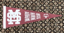 Mississippi State Bulldogs Baseball CWS 2013 CWS 24x9.25 Baseball Pennant WOW