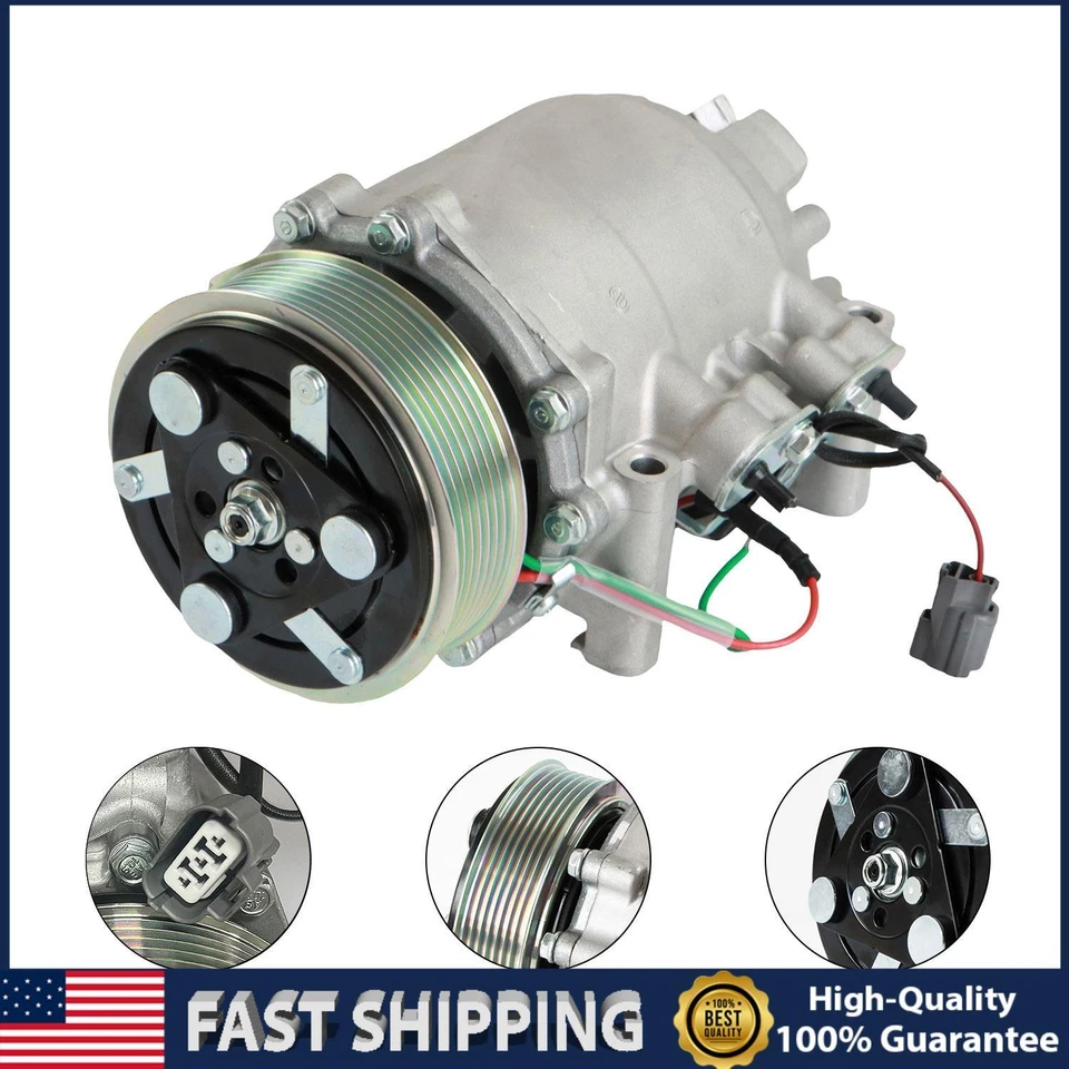 A/C AC Compressor With Clutch For 2004-2008 Acura TSX 2.4L CO 10849T 38810RBBA01 Foto 1 de 4
