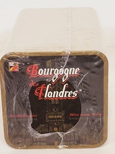 Bourgogne Des Flanders Beer Bar Coasters 100 Pcs New Sealed  - Picture 1 of 7