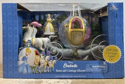 DISNEY PARK Princesa Cenicienta Caballo y Carruaje Iluminado Juego Regalo Foto 1 de 4