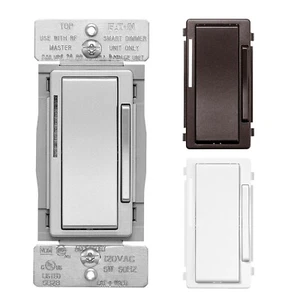 ( 10 ) Eaton WFD30-C6-SP-L Wi-Fi Smart Dimmer 120V LED or CFL White WFD30-C2 New - Picture 1 of 1
