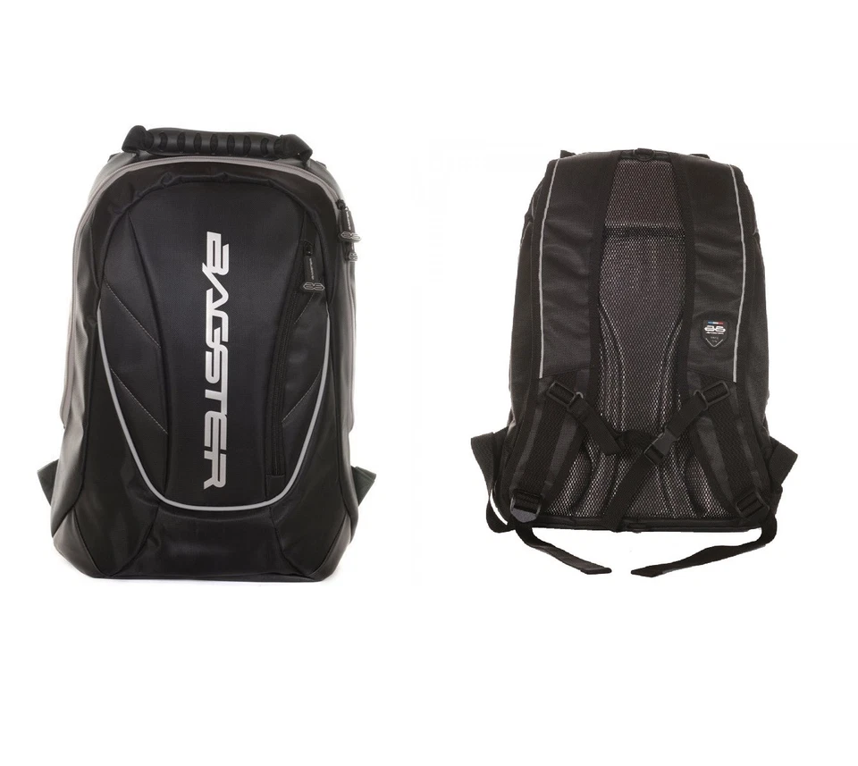 Rucksack Bagster Gift Von Motorroller Brechend Wasserdicht Bequem Schwarz Grau - Bild 1 von 1
