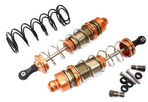 Alloy Machined HD Big Bore Shocks (2) 110mm for 1/8 Scale Off-Road - Orange - Bild 1 von 1