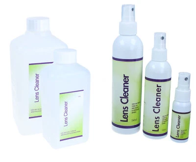 MARKENLOS Effektives Brillenreinigungsspray LENS CLEANER für alle Glasarten vers. Größen