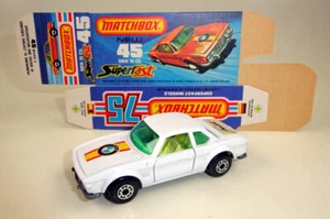 Matchbox Superfast 45B BMW 3.0 CSL seltene WEISSE Karosserie ""Manhalter"" Promo Österreich - Bild 1 von 8