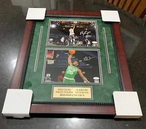 Aaron Nesmith Payton Pritchard Signed 8x10 Framed Photo Boston Celtics JSA - Picture 1 of 2