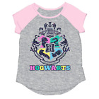 Girls Size 4 Jumping Beans Neon Hogwarts Graphic Tee