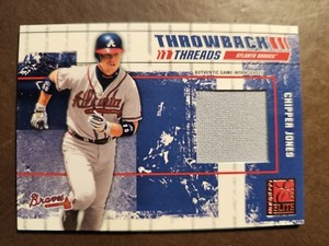 2003 Donruss Elite Throwback Threads Chipper Jones TT-17 #011/250 HOF Braves🔥 
