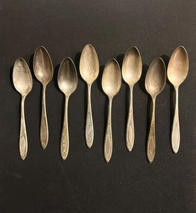 8er Set Oneida Community Teller Grosvenor Teelöffel 1921 - Bild 1 von 3