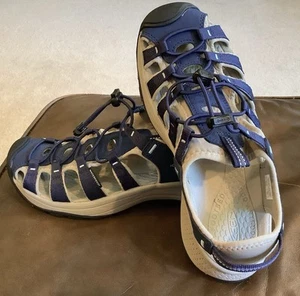 Keen Women's Astoria West Sandal Sz 8 Navy /grey (163ia) - Imagen 1 de 7