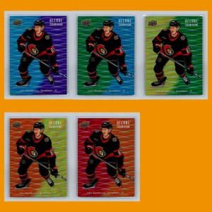 Jake Sanderson 2023-24 Upper Deck Allure Color Flow Complete set Full Rainbow - Picture 1 of 7