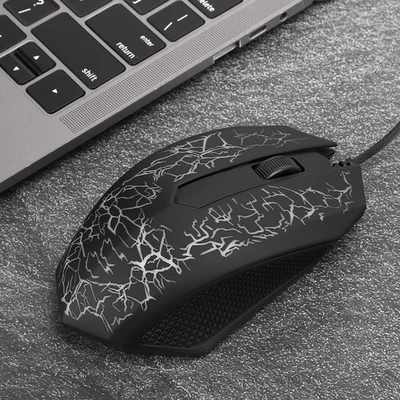 Optical Mouse Wired Professional Gaming For LOL Colorful Backlight Computer Mice - Image 1 of 4