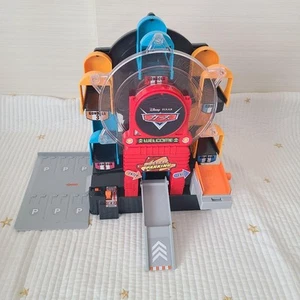 Disney Pixar Cars Tomica Big Rotary Rust-eze Parking lot Takara Tomy Toy #821 - Picture 1 of 8