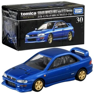 Takara Tomy Tomica Premium Diecast Car - No. 30 Subaru Impreza WRX Type R STI - Image 1 of 3
