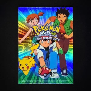 Mewtwo Strikes Back topps Pokemon The First Movie Rainbow Holo Foil Checklist - Picture 1 of 2