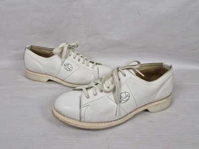 Tênis de boliche vintage feminino Linds clássico branco tamanho 6.5 - Imagem 1 de 4