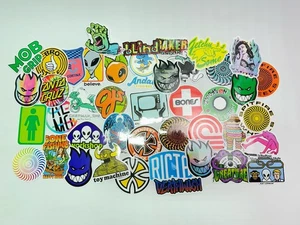 Skateboard Stickers Lot Spitfire Santa Cruz blind Toy Machine Alien Workshop Sk8 - Picture 1 of 11