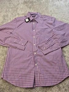 Mens shirt j. Maverick new York size Medium Slim Fit LONG SLEEVE MULTICOLOR - Picture 1 of 12