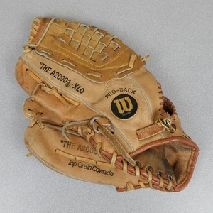 Guanto da baseball vintage Wilson A2000 XLO professionale back top grana pelle di mucca Corea - Foto 1 di 12
