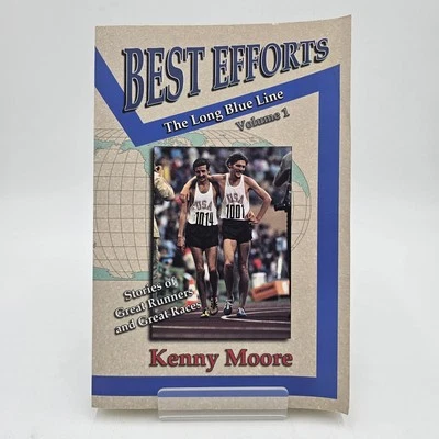 SIGNED Best Efforts by Kenny Moore | OOP Running Essays ft. Steve Prefontaine PB - Image 1 of 4