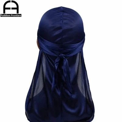 Unisex Mujeres Hombres Seda Durag Turbante Sombrero Pelucas Motociclista Prendas para la cabeza Diadema Cabello Foto 1 de 4