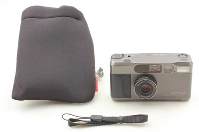 [NEUWERTIG] Contax T2 D Titan Black Point & Shoot 35 mm AF Filmkamera aus JAPAN - Bild 1 von 4