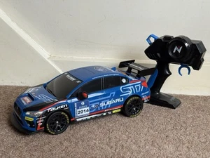 Nikko Subaru WRX STI Radio Control Car, 1:16 Scale, Complete, USB Charge, Blue. - Picture 1 of 9