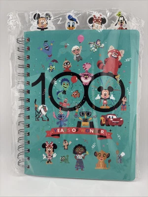 Disney 100 Years of Wonder Spiral 4 Tab Journal 96 Sheets NEW in Package - Image 1 of 2