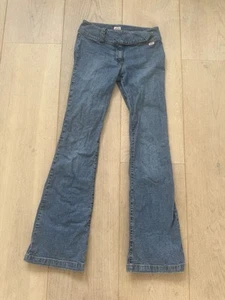 Miss Sixty Jeans Crossover front Zip Back Flares late 90’s Vintage Size 8 - Picture 1 of 7